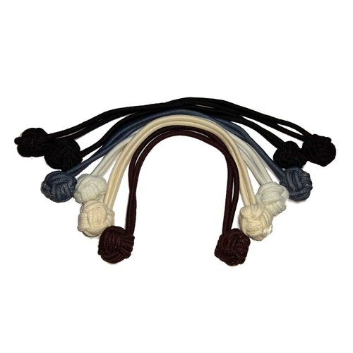 Jumbo Knotted Hair Tie Set of 6 // great for natural hair, dreadlocks and thick hair (Neutral Colors)