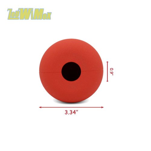 LeuwiMox Strong Rubber Snack Toy，Pet Dog Chew Toy, Natural Rubber Material, Cleans Teeth, Trains Chewing Ability and Concentration, Unique Milk Smell,Suitable for Small and Medium-Sized Dogs (Red)