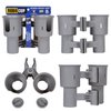 ROBOCUP, (Gray), Best Cup Holder for Drinks, Fishing Rod/Pole, Boat, Beach Chair, Golf Cart, Wheelchair, Walker, Drum Sticks, Microphone Stand