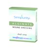 Calcium Alginate Wound Dressing 2" x 2" -Simpurity- Individual Thick Pads Antimicrobial Alginate Dressing Fiber Padding Medical Wound Care Products for Bed Sore-Pressure Sore-Leg Ulcer-Diabetic Foot