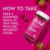 HUM Hair Strong - Daily Gummies with Biotin to Combat Hair Loss & Thinning - Fo Ti, Folic Acid, Zinc, Vitamin B12 & PABA to Support Healthy Hair, Skin and Nails (90-Day Supply)