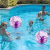 Inflatable Beach Balls Bulk 16" Glitters Pool Toys Balls for Pool, Beach, Halloween Pool Party - Swimming Pool Game Water Beach Toys Kid Party Favor Halloween Decorations Blow Up Beach Ball (12 Pack)