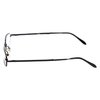 Calabria 308 Folding Reading Glasses +1.25 Black Men Women Slim Foldable Pocket Reader Spring Hinge Eyeglass Compact w/Case