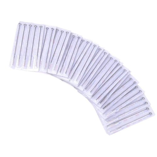 50Pcs Sterile Tattoo Needles 1RL 3RL 5RL 7RL 9RL Stainless Steel Tattoo Needles Disposable Liner Shaders for Stick and Pokes Tattoo Kit