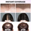 Acomler Instantly Root Cover Up Hairline Shadow Powder,Root Touch Up Hair Powder 0.35 Ounce for Thinning Hair, Grey Hair Coverage Hair Powder for Women, Men with Eyebrows,Beard Line,Bald Spots (Black)