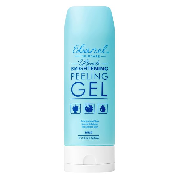 Ebanel Exfoliating Face Scrub Peeling Gel, Brightening Moisturizing Gentle Face Wash, Face Exfoliator Dead Skin Remover with Aloe, Vitamin C, Coconut Oil
