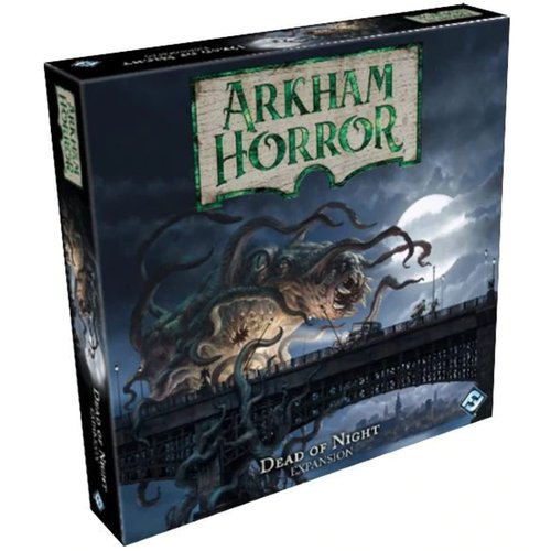 Arkham Horror The Dead of Night Board Game EXPANSION - New Scenarios, Investigators, and Horrors! Cooperative Mystery Game, Ages 14+, 1-6 Players, 2-3 Hour Playtime, Made by Fantasy Flight Games