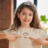 Kilshye Princess Crown Hair Comb Silver Girls Tiara Combs Rhinestone Prom Tiaras and Crowns Hairpiece for Kids (Silver)