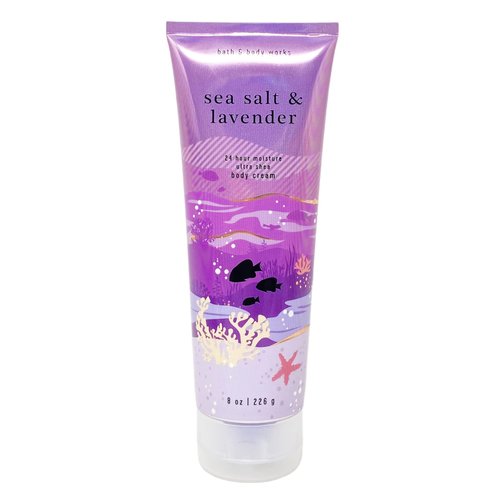 Bath & Body Works Sea Salt & Lavender 3 Piece Set - Body Cream - Body Lotion - Shower Gel - Full Size
