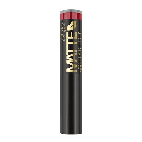 L.A. Girl Matte Flat Velvet Lipstick, Relentless, 1 Count (Pack of 3)