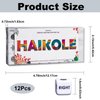 Haikole Left Center Right dice Game Dices 12 Pcs Standard Size Acrylic Dice,six Sided 16mm Standard Size Easy to Grip