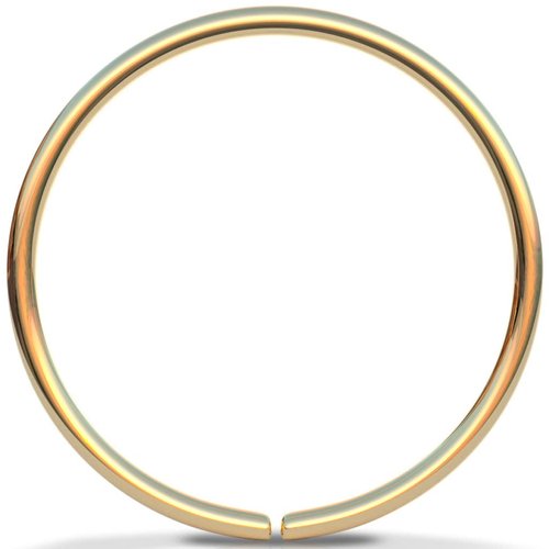 Tiny Gold Nose Ring hoop - 24 gauge snug Nose Hoop thin nose Piercings hoops - nose piercing rings