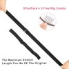 WIGNEE Elastic Band For Wigs With Adjustable Strap Sewing for Wig Making Wig Band For Wig Making elastic band for wig band Steady Secure 12X1 Inch (5 PCS