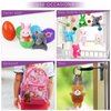 Fovths 48 Pieces Mini Plush Animals Toys Set Lovely Small Stuffed Animal Keychain Decor for Easter Hunts, Party Favors, Carnival Prizes, Egg Hunt Supplies, Goodie Bag Fillers