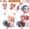 Chinco 9 Pcs Cat Party Centerpieces for Tables Cat Birthday Party Decorations Honeycomb Cat Party Supplies Cat Party Favor Table Decoration Cat Table Topper for Bridal Shower Wedding Birthday Party