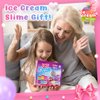 Elover Ice Cream Slime Kit for Girls and Boys Fluffy DIY Slime Toys Gifts Make Ice Cream Slimes 6 Color