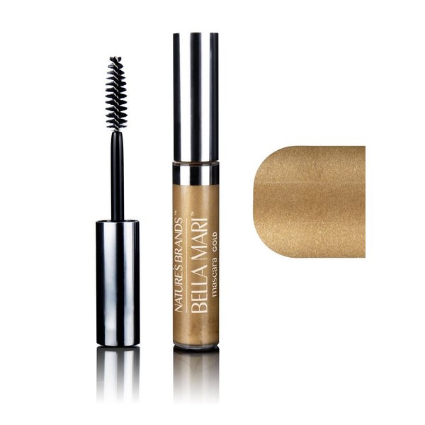 Bella Mari Natural Mascara, Gold; 0.4oz