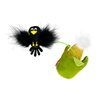 KONG Flingaroo Corny Corn Cob with Crow - Plush Cat Toy with Feathers and Catnip