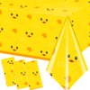 Dydamud Rubber Ducky Birthday Tablecloths, Duck Baby Shower Decorations 40pcs Cute Yellow Duckie Table Cover for Waddle It Be Gender Reveal Party,Rubber Ducky Birthday Party Supplies