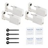 Self Ear Piercing Kits – 4 Pack Disposable Self Ear Piercing Gun, Ear Pearcings Kit with 3mm Silver Black Gold Ball Earring Studs,Safety Ear Piercing Gun Kit Tool (Black)