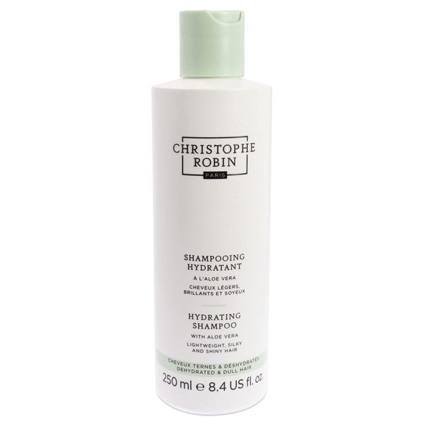 Christophe Robin Hydrating Shampoo With Aloe Vera - Lightweight Ultra-Hydrating - for Dry, Dull Hair 8.4 fl. oz