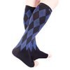 Doc Miller Open Toe Compression Socks Women Men 20-30mmhg - Argyle Design Toeless Socks for Sports Running Shin Splint Varicose Veins Socks - Toeless Compression Socks