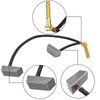 Golf Cart Motor Brushes Kit Fits Club Car Electric 1994-up 36 & 48-Volt and Yamaha Electric G8 G9 G14 G16 G.E Electric Golf Carts