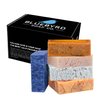 BLUEBYRD SOAP Men's Natural Bar Soap Gift Set (5 Bars) | Masculine Soap Bars Variety Pack - Bay Rum, Citrus Cedar Sage, Sandalwood, Frankincense, Exfoliating Pumice (Mens Original)