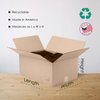 The Boxery 8"x6"x3" Brown/Kraft Corrugated Cardboard Shipping Boxes 100-Pack | Mailing, Packing, Moving & Storage for Business/Home – Durable - Eco-Friendly, Recyclable - Made in the USA
