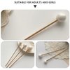FOMIYES Metal Pearl Chopsticks Hair Sticks Set - 3 Pcs Chinese Hair Pins Clips for Women