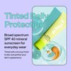 Bubble Skincare Plus One Daily Mineral Face Sunscreen Broad Spectrum SPF 40 - Tinted Sunscreen with Zinc Oxide & Omega 3 Fatty Acids - Hydrating & Blurring Tinted Sunscreen for All Skin Types (50ml)