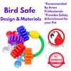 Bonka Bird Toys 3608 Gear Ring Foot Talon Bird Toy Conure African Grey
