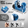 Loreso Mini Copper Pipe Tubing Cutter - Mini Tube Cutter for 1/8, 1/4, 1/2 to 1 1/8 Copper Brass Aluminum & Thin Stainless Steel Pipes (3-28mm) OD