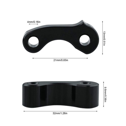 Window Latch Hinge Pivot for First Gen Tacoma Tundra Rear Quarter Window 1995-2004 Tundra 2000-2006 Xtracab 2pcs(Black)