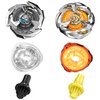 Beyblade X Gale Wyvern 3-60T & Sword Dran 3-80B Dual Pack Set with 2 Right-Spinning Tops; Battle Tops; Games/Toys for Boys & Girls 8+