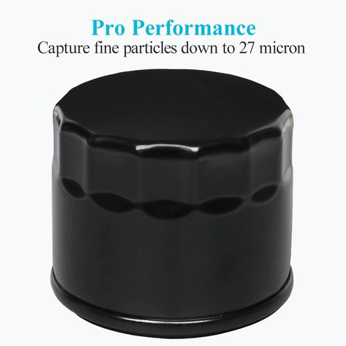 HOODELL 2 Pack 12 050 01-S Oil Filter for Kohler Engine Lawn Mower, Troy Bilt Bronco 12 050 01, Professional 1205001-S 12 050 01-S1 Oil Filter