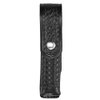 Aker Leather 548LED Flashlight Holder, Black, Basketweave, Fits Streamlight Strion LED, Scorpion and Surefire 6P LED Flashlights