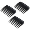 GEEHUA 3Pcs Hair Picks for Women, Mini Wide Tooth Comb, Portable Pocket Travel Combs, Anti-Static No Handle Curl Palm Hair Combs for Men Wet Dry Curly Long Detangling Hair Styling Hairdressing Salon