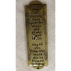 2 x Bless This House Brass Mezuzah With Hebrew Parchment in Gift Box & Placement Guide