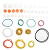 Fielect 84 Type Plastic Gears Set Plastic Belt Pulley Gears Combination for DC Motor DIY Model Toys