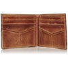 Fossil Men's Derrick Leather Slim Minimalist Bifold Front Pocket Wallet, Brown, (Model: ML3709200)