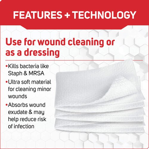 Care Science Sterile Gauze Pads, 20 ct, 2 X 2 | for Cleaning or Covering Wounds as Wound Dressing, Helps Prevent Infection