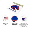 Boise State University BSU Broncos Sticker Vinyl Decal Laptop Water Bottle Car Scrapbook (4 Inch Set V1)