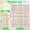 200Pcs Easter Pastel Buffalo Plaid Napkins Decorations,Disposable Spring Purple Pink Blue Yellow Guest Hand Paper Napkins for Home Bathroom Wedding Baby Shower Picnic Easter Birthday Party Supplies