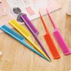 Colorful Rat Tail Comb Color Plastic Pointed Tail Comb Haircutting Comb Makeup Hairdressing Partition Comb Multicolor one-siz Hair Combs