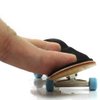 1 Pack Professional Mini Maple Wooden Fingerboards, Finger Skateboard Toy Set for Kids (Black)