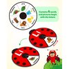 Coogam Interactive Alphabet Learning Toy, ABC Number Letters Spinning Game, Sight Words Animal Pattern Ladybug Cards, Montessori Educational Toy Gift for 3 4 5 Year Old Baby Toddlers