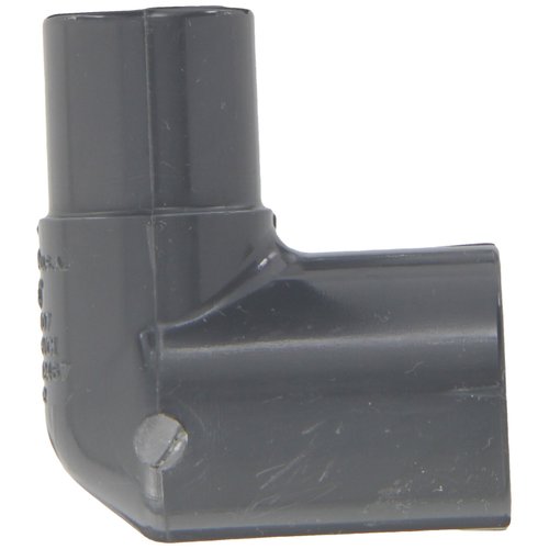 Spears 809 Series PVC Pipe Fitting, 90 Degree Elbow, Schedule 80, 3/4" Spigot x 3/4" Socket