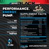 eFlow Nutrition Enrage Black High Stimulant Pre Workout Supplement - Preworkout Powder to Boost Energy, Pumps and Strength - 4 Flavors (30 Servings) (Sour Watermelon)