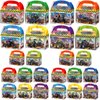 Zonon 24 Pcs Truck Party Favor Bags Racing Car Party Treat Boxes Truck Treat Party Supplies Favor Box for Holiday Birthday Theme Parties Goodie Candy Cookies, 4.8 x 2.4 x 5.2 Inches (Novel Style)